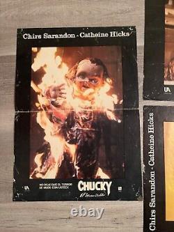 Child's Play Original French Lobby Cards RARE! Chucky! Set of 5