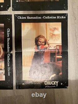 Child's Play Original French Lobby Cards RARE! Chucky! Set of 5