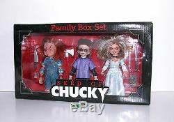 Child's Play Seed Of Chucky Family Tiffany Glen Box Set NECA Reel Toys