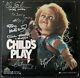 Child's Play Signed LD X8 Catherine Hicks Chris Sarandon Brad Dourif Chucky Bas