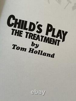 Child's Play Tom Holland Signed Book Rare! Chucky? Movie Director