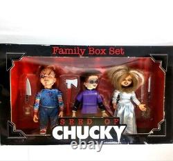 Child's Play Toys Figure doll NECA SEED OF Chucky Glenn Tiffany unopened Family