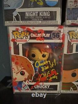 Childs Play 2 Chucky Funko Pop Signed #56 By Alex Vincent JSA Certified