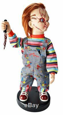 Childs Play 2 Ft Bump N Go Chucky Animatronics Doll Figure / Prop NEW
