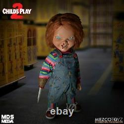 Childs Play 2 Menacing Chucky Talking Mega Scale 15 Doll Mezco DAMAGED BOX