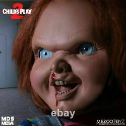 Childs Play 2 Menacing Chucky Talking Mega Scale 15 Doll Mezco DAMAGED BOX