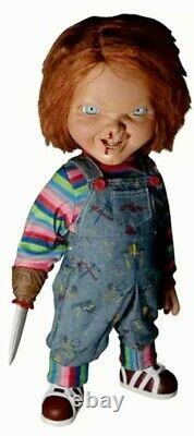 Childs Play 2 Talking Menacing Chucky Doll 15 Mega Figure Mezco Toyz 78023 NEW