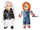 Childs Play 24 Chucky Doll & 24.5 Tiffany Doll Halloween Toy Decoration