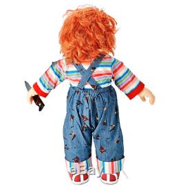 Childs Play 24 Chucky Doll with Knife Halloween Movie Toy Decoration NEW