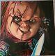 Childs Play Chucky Art Signed X2