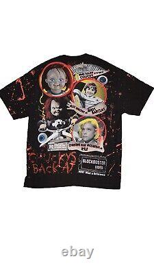 Childs Play Chucky Backstock Co T Shirt All Over Print Size XL