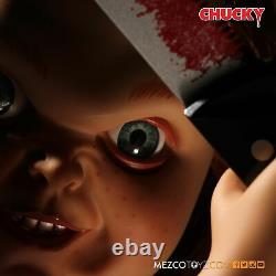 Childs Play Evil Face Chucky Talking 15 Mega Scale Doll Mezco MDS Horror