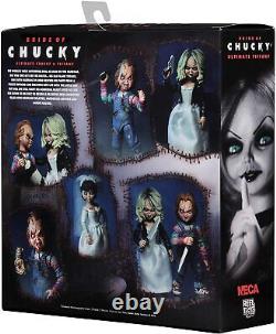 Childs Play Ultimate Chucky and Tiffany 7 Action Figure 2-Pack by NECA NRFB