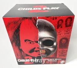 Childs Play2 Chucky Skull Prop Trick Or Treat Studios Action Figure Resin Silver