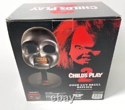 Childs Play2 Chucky Skull Prop Trick Or Treat Studios Action Figure Resin Silver