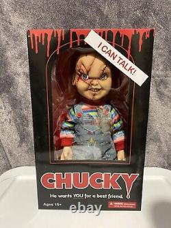 Chucky Action Figure 15 Childs Play Talking Scarred Chucky Doll Mezco Toys