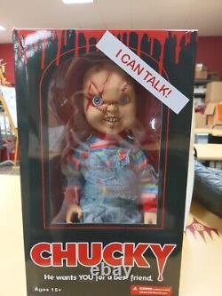 Chucky Action Figure 15 Childs Play Talking Scarred Chucky Doll Mezco Toys