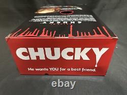 Chucky Action Figure 15 Childs Play Talking Scarred Chucky Doll Mezco Toys USA