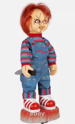 Chucky Animation Talking Motion Activated Life Size Doll Childs Play Halloween