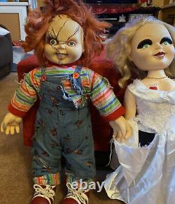 Chucky & Bride Of Chucky 24 Tiffany Doll LIFE SIZE Child's Play Spencers Lot