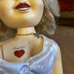 Chucky & Bride Of Chucky 24 Tiffany Doll LIFE SIZE Child's Play Spencers Lot