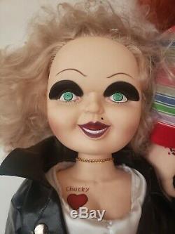 Chucky & Bride Of Chucky 24 Tiffany Doll LIFE SIZE Child's Play with Knife RARE