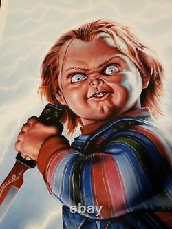 Chucky Child's Play 11x14 Original Print # 64 of 100 by Jason Edmiston Mondo