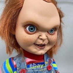 Chucky Child's Play 2 Mezco 2004 15 Inch Evil Face Mega Scale Good Guy Talking