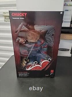 Chucky Child's Play 24 Talking Doll Spirit Halloween Bride Of Chucky Animatroni