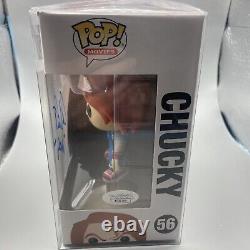 Chucky Childs Play 2 Funko Pop #56 AUTOGRAPHED by Alex Vincent, COA From JSA