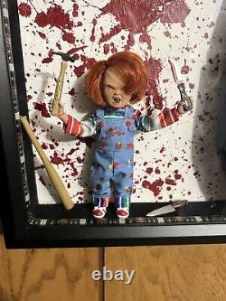 Chucky Childs Play ShadowBox Handmade WITH LED lights
