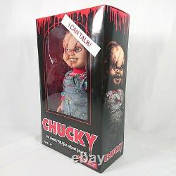 Chucky Doll Bride Of Chucky Child's Play 15 Mezco Talking Mega Scale with Sound