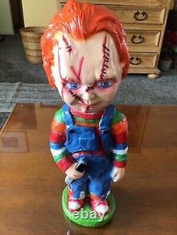 Chucky Doll RARE Piggy Bank Pottery 16 Ceramic Figure childs play bride of