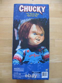 Chucky Doll Sideshow Toy 1999 MIB OOP Child's Play 1st Batch Error Blonde Hair