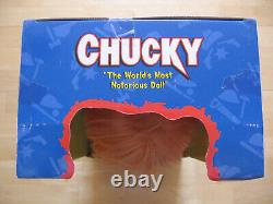 Chucky Doll Sideshow Toy 1999 MIB OOP Child's Play 1st Batch Error Blonde Hair