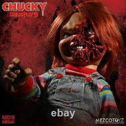 Chucky Doll Talking Child's Play Pizza Face 15 Mezco Mega Scale with Sound Prop