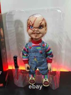 Chucky Doll Talking Child's Play Scarred 15 Mezco Mega Scale Faulty