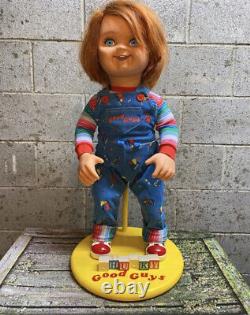 Chucky Good Guys Doll Display STAND ONLY with Blocks Childs Play Doll Stand