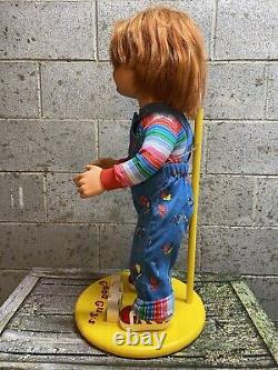 Chucky Good Guys Doll Display STAND ONLY with Blocks Childs Play Doll Stand