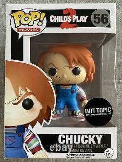 Chucky Hot Topic Exclusive Child's Play 2 Funko Pop! Movies Vinyl Figure #56