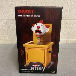 Chucky Jack in The Box Tabletop Halloween Décor Child's Play 2 Statue Porcelain