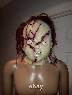 Chucky Mask Bride of Deluxe Costume Child's Play Vintage Collectible Mint Rare