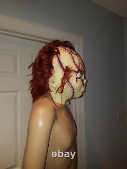 Chucky Mask Bride of Deluxe Costume Child's Play Vintage Collectible Mint Rare