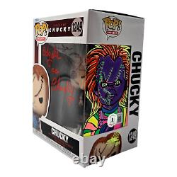 Chucky Signed Funko Pop Childs Play Ed Gale Remarque Sketched Art Beckett COA