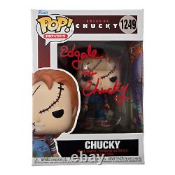 Chucky Signed Funko Pop Childs Play Ed Gale Remarque Sketched Art Beckett COA