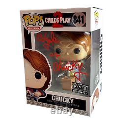 Chucky Signed Funko Pop Childs Play FYE Ed Gale Horror Autograph Beckett BAS COA