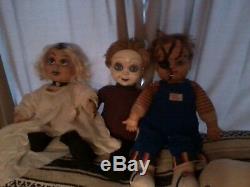 Chucky Tiffany Glen Childs Play Seed Of Chucky Doll Lot Zombie 
