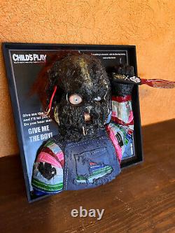 Chucky doll child's play BURNT version 3D frame READY TO SHIP