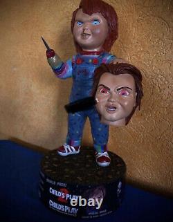Chucky vs buddi (or tommy statue) statue child's play good guy