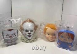 Cinemark Chucky And Pennywise Popcorn Buckets And Sippers Set Child's Play IT